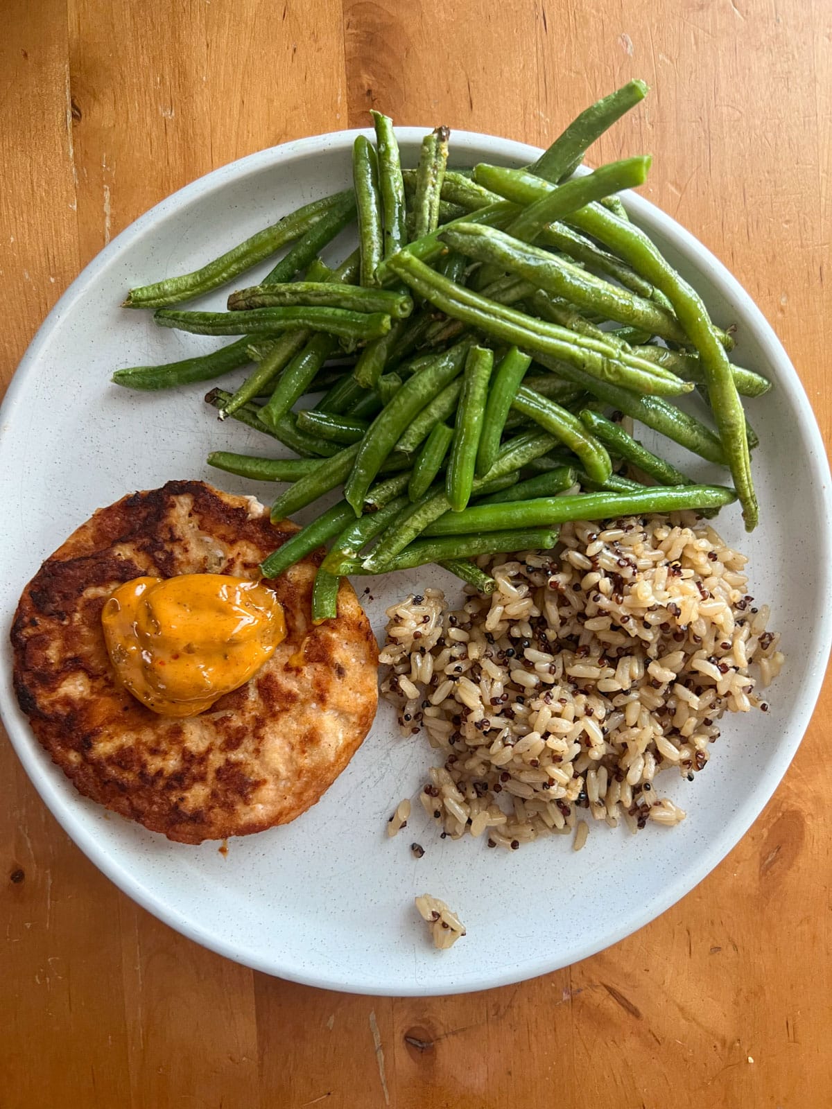 salmon burger