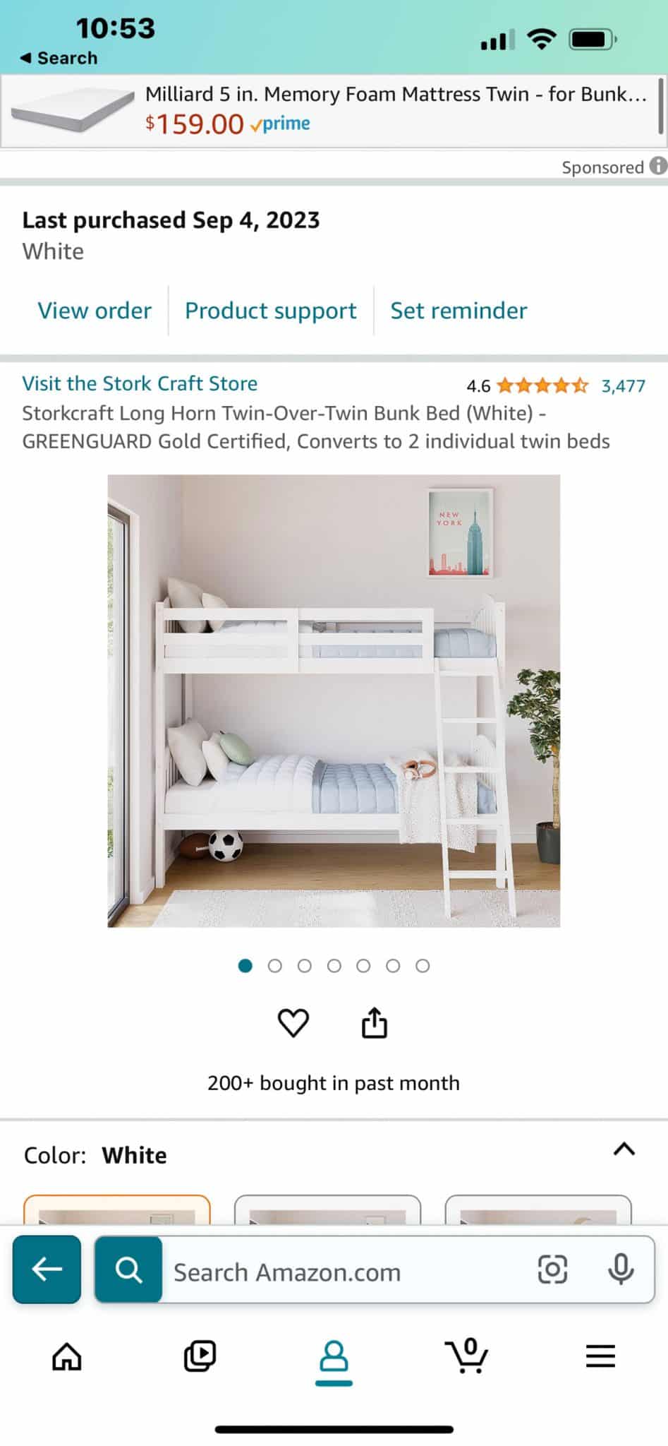 bunk beds