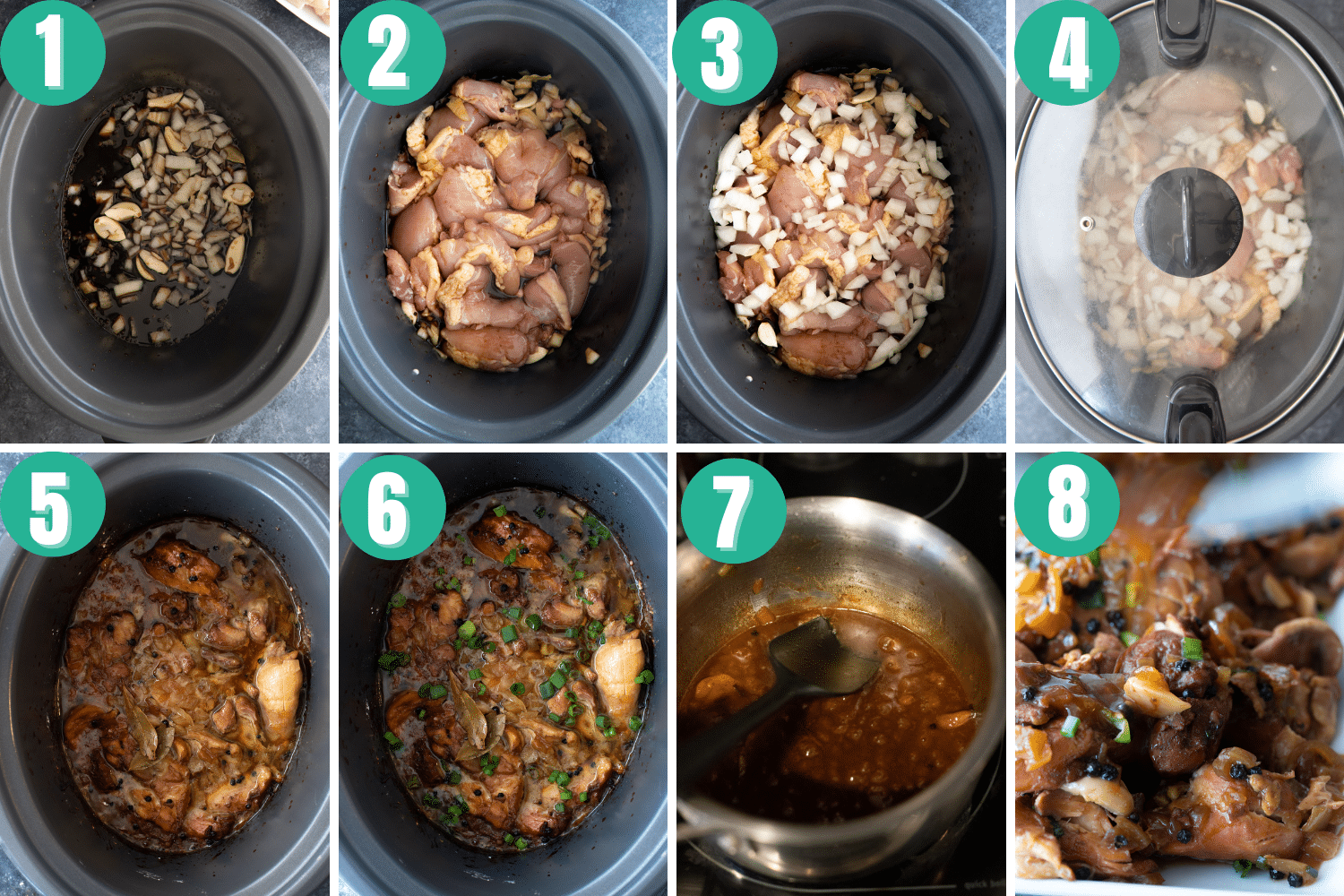 slow cooker chicken adobo 