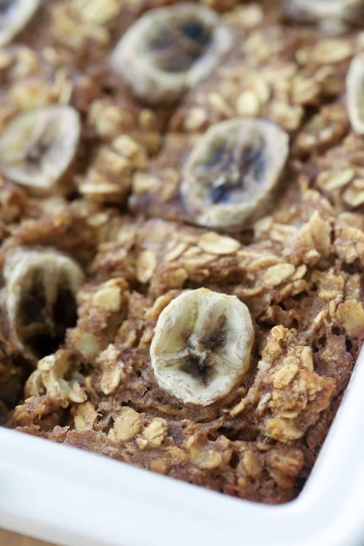 banana baked oatmeal