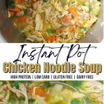 healthy chicken noodle soup instant pot