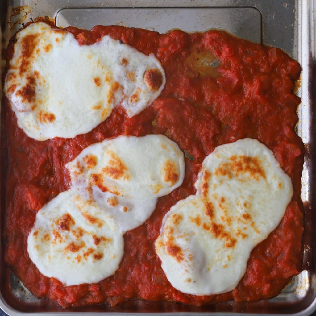 Air Fryer Chicken Parmesan - Hungry Hobby