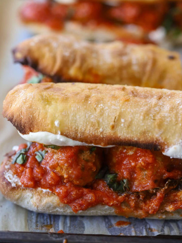 slow cooker turkey meatball subs