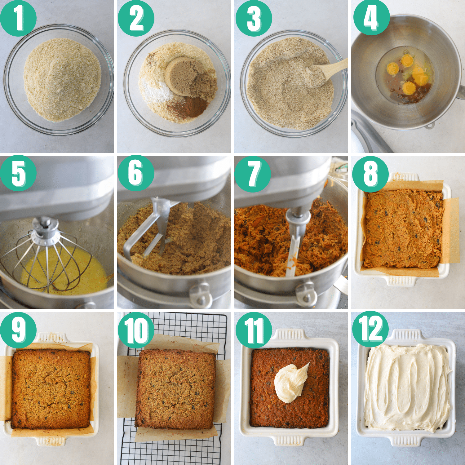 how to make almond flour carrot cake