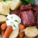 slow cooker corned beef and cbbage