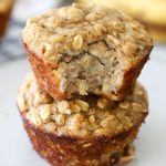 gluten free banana oatmeal muffins