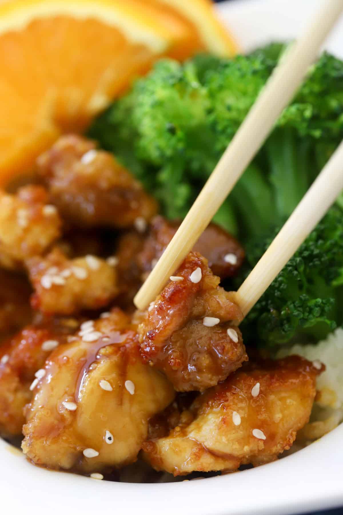 air fryer orange chicken 