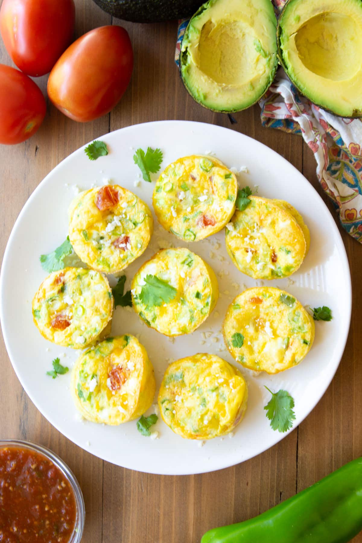 Hatch Chile Egg Muffins 