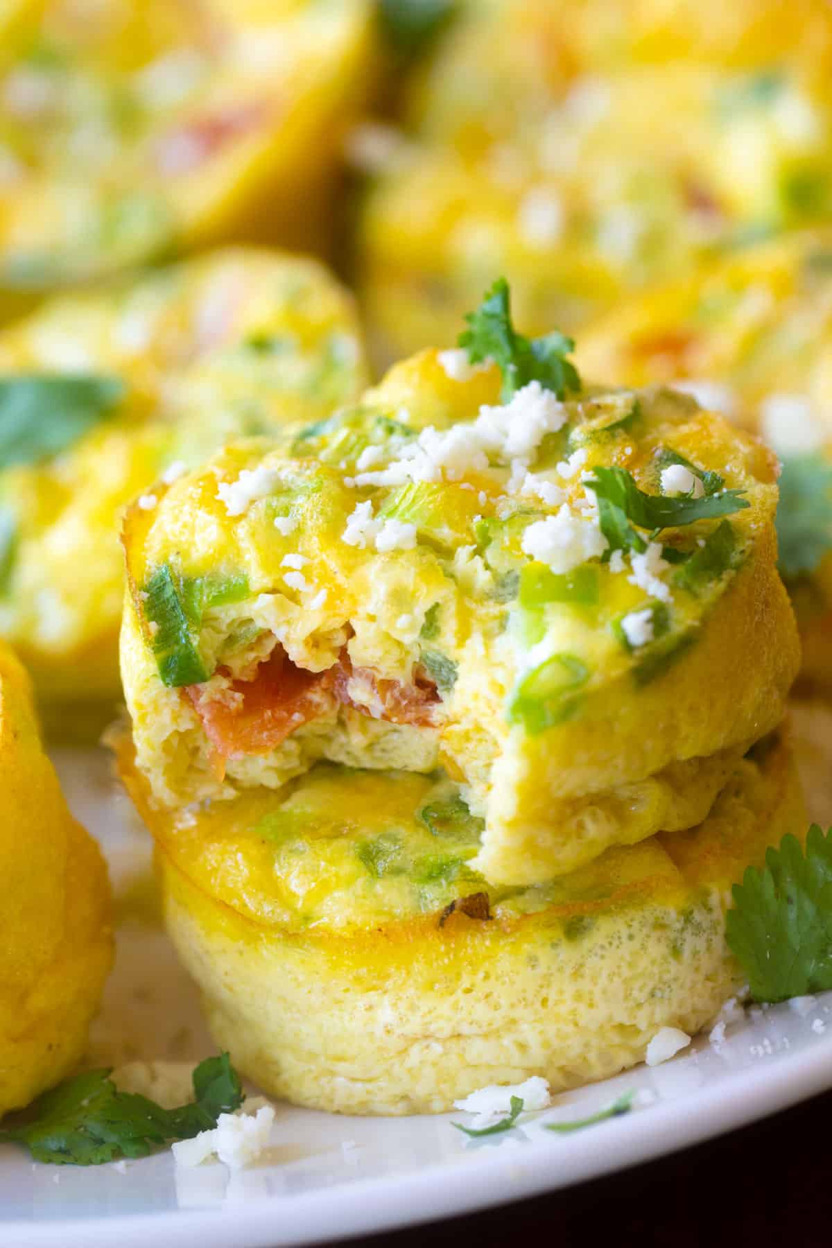 hatch chile egg muffins