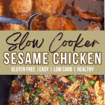 slow cooker sesame chicken