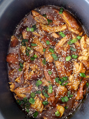 slow cooker sesame chicken