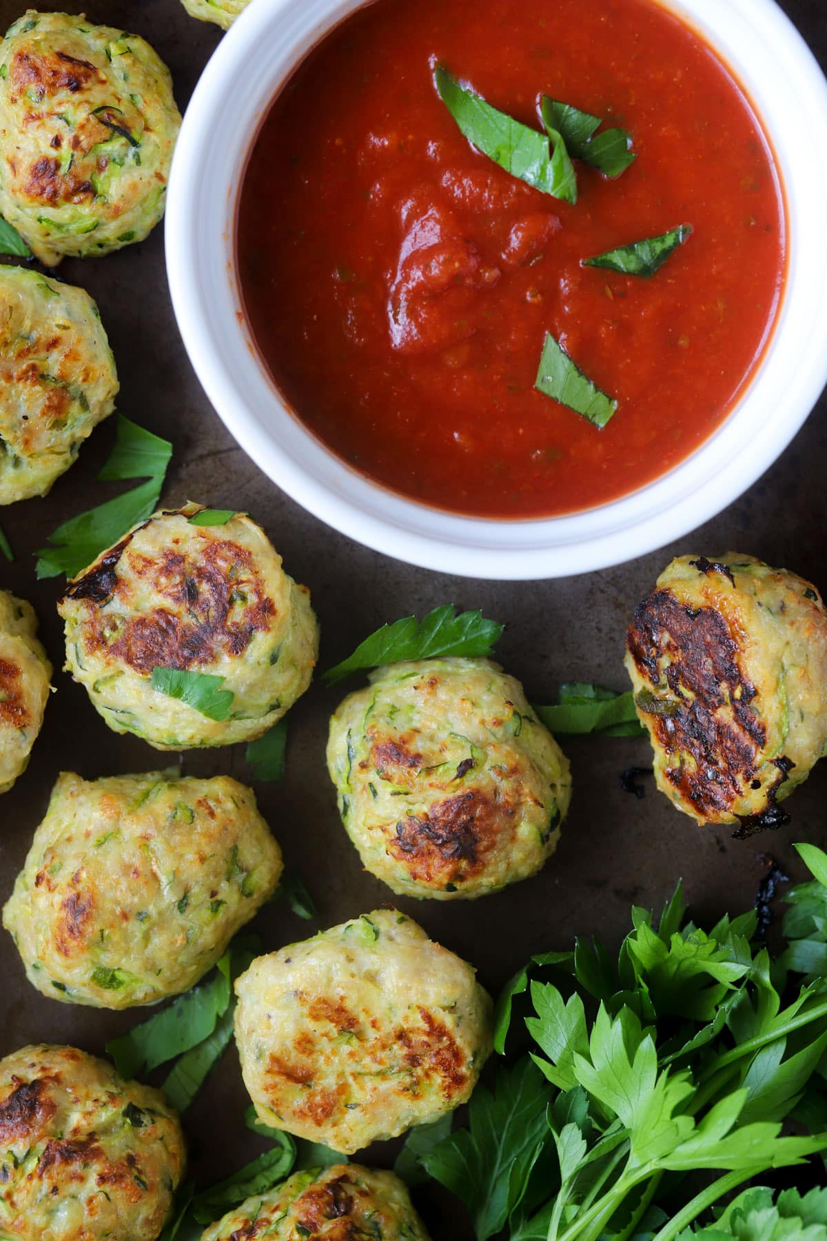 chicken zucchini meatballs