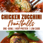 chicken zucchini meatballs