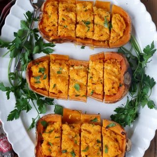 twiced baked butternut squash