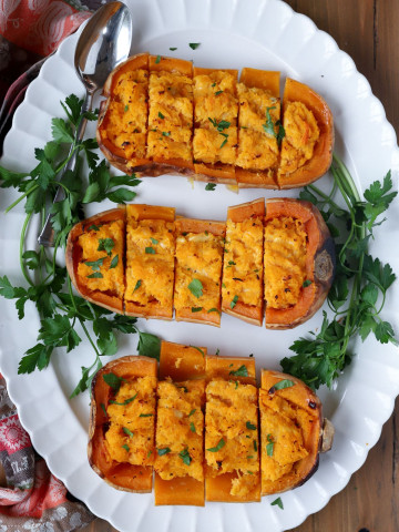 twiced baked butternut squash