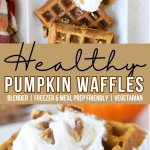 healthy pumpkin waffles