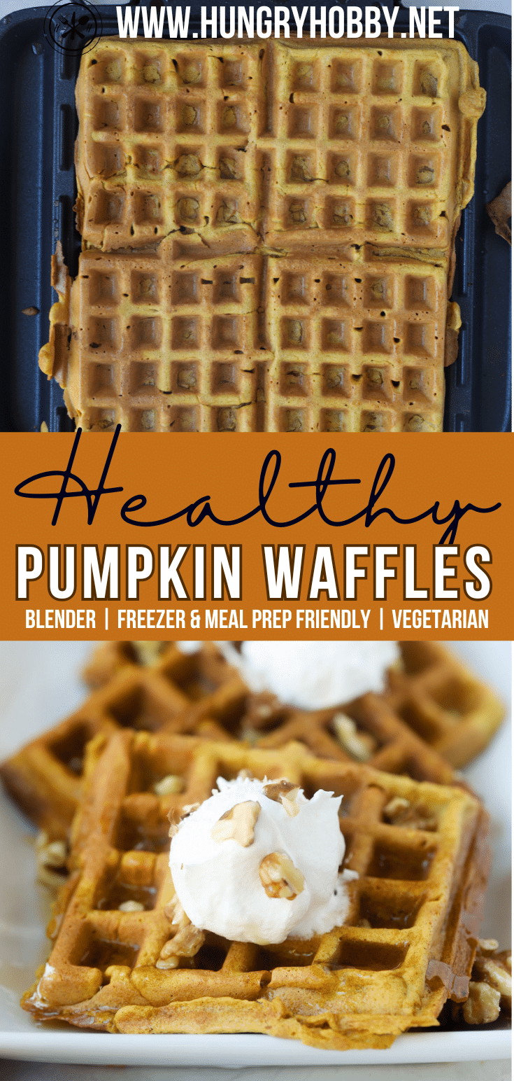 healthy pumpkin waffles PIN