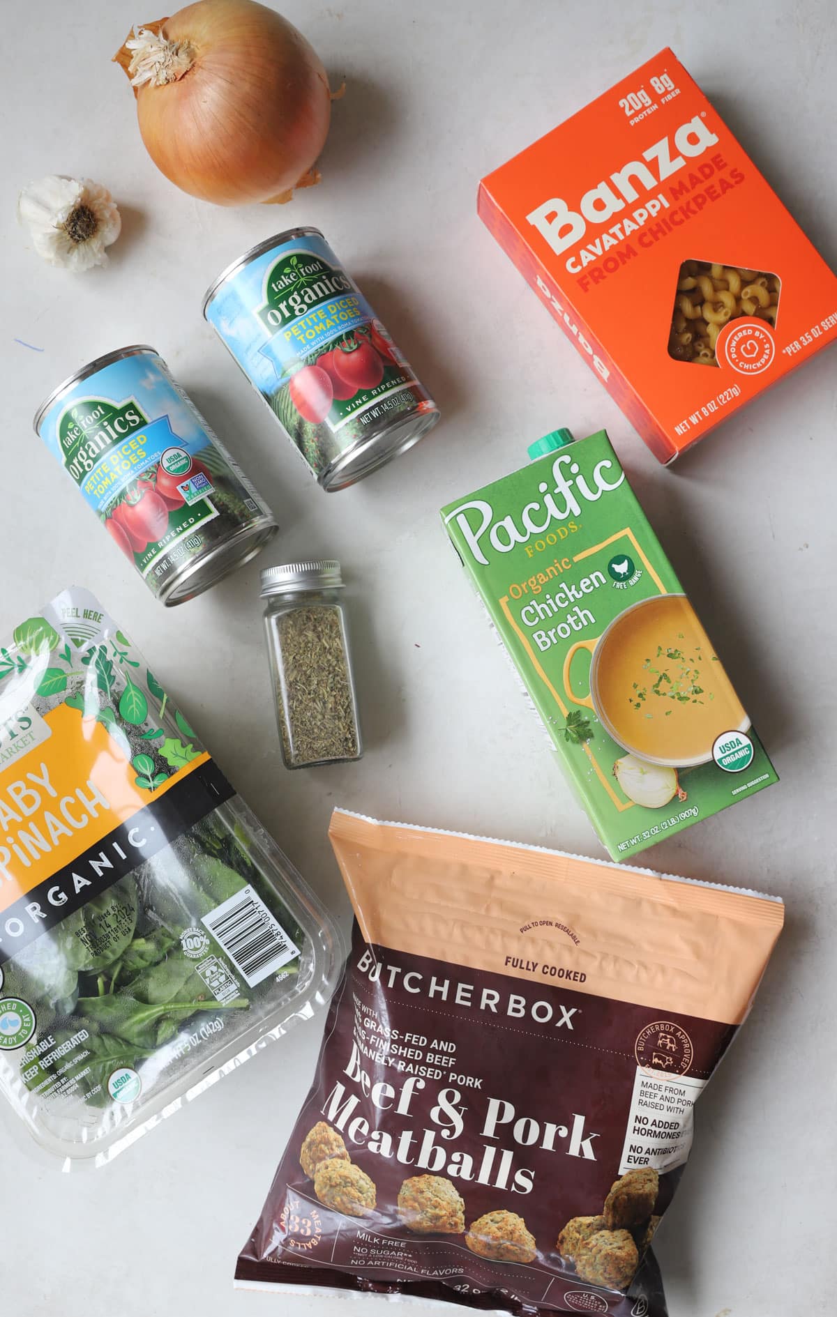 ingredients for slow cooker meatball soup