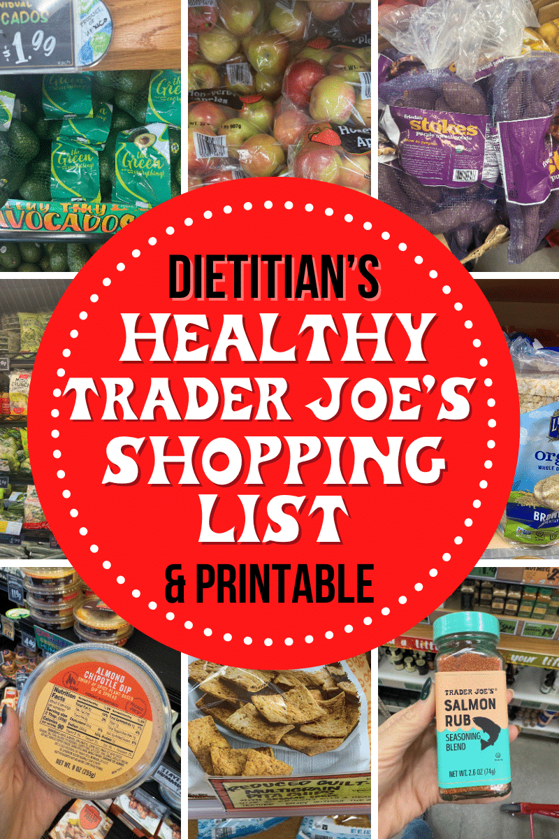 healthy Trader Joe's shopping list