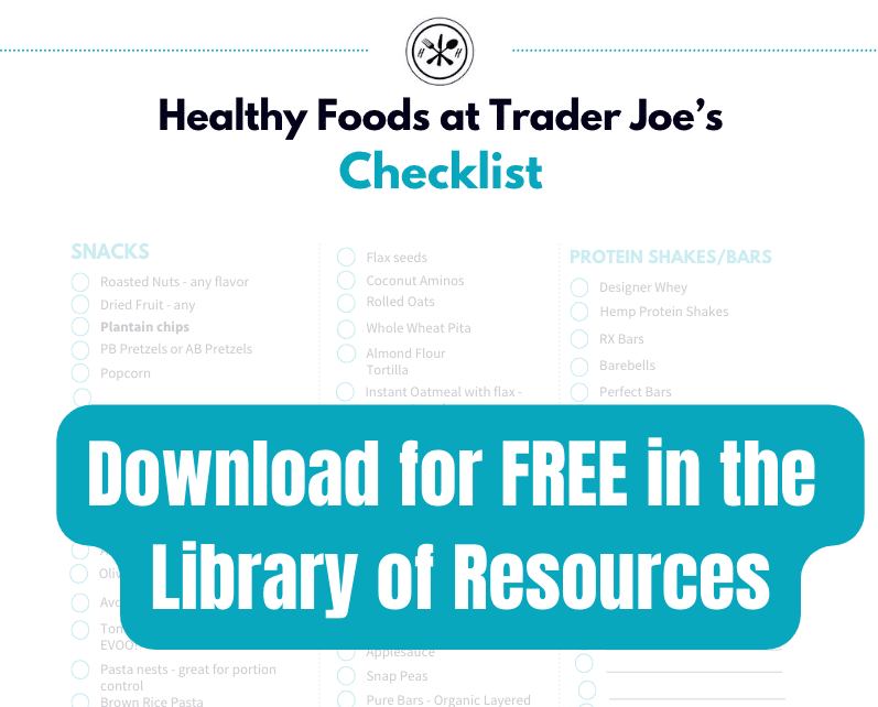 healthy trader joes checklist