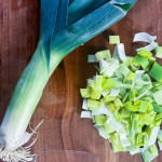 how to cut leeks