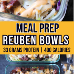 meal prep reuben bowls