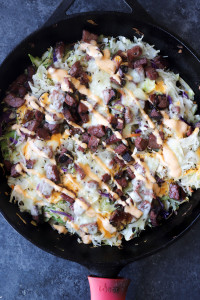 low carb reuben skillet