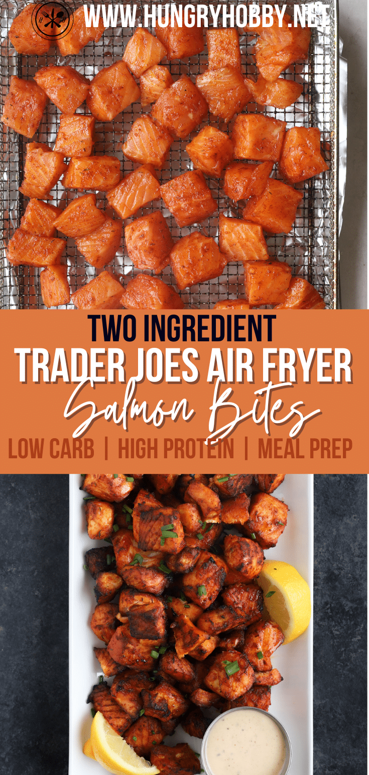 two ingredient trader joes air fryer salmon bites