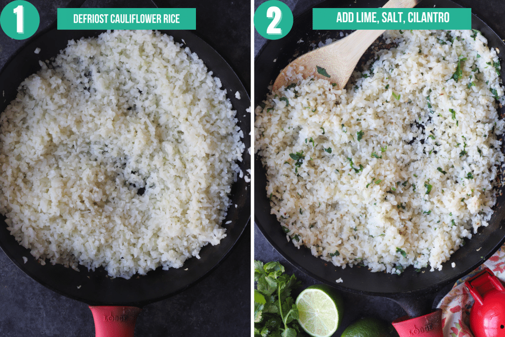 Cilantro Lime Cauliflower Rice