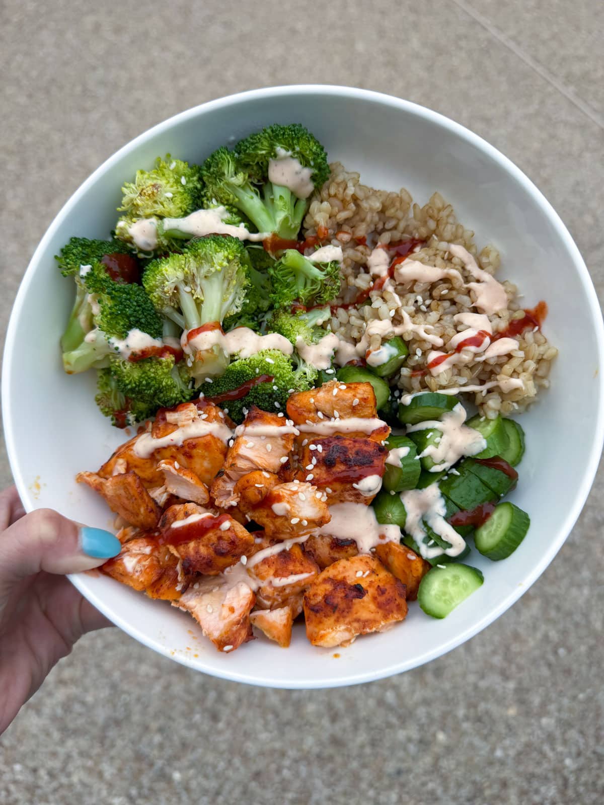 salmon bowl
