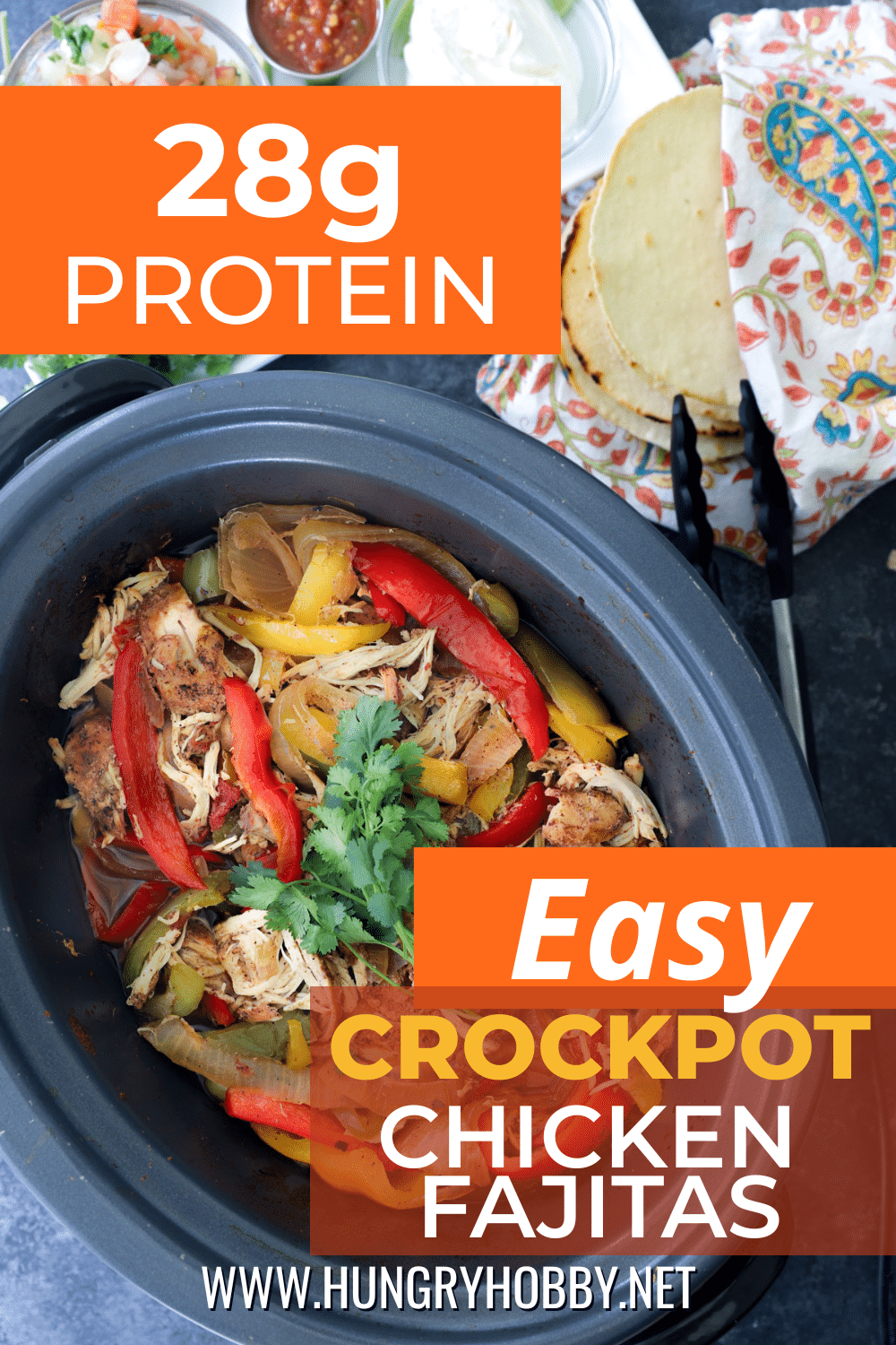 slow cooker chicken fajitas