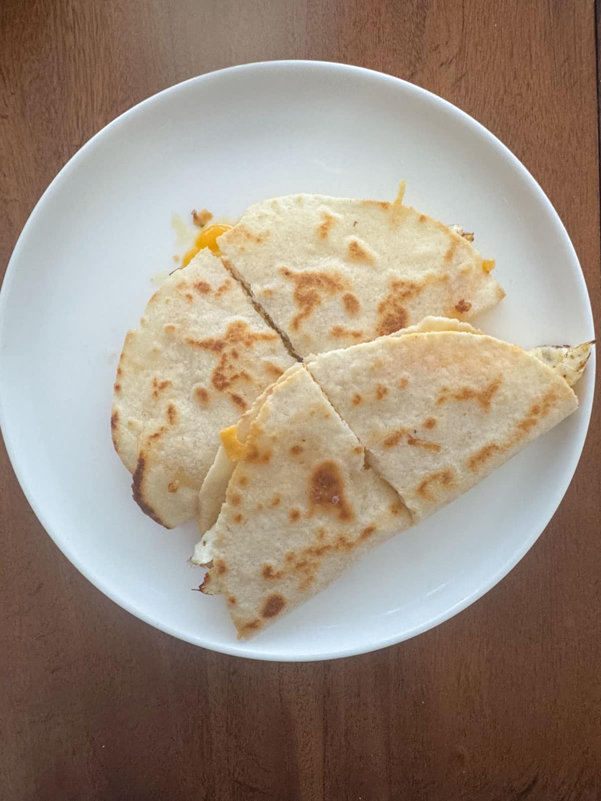 healthy breakfast quesadila