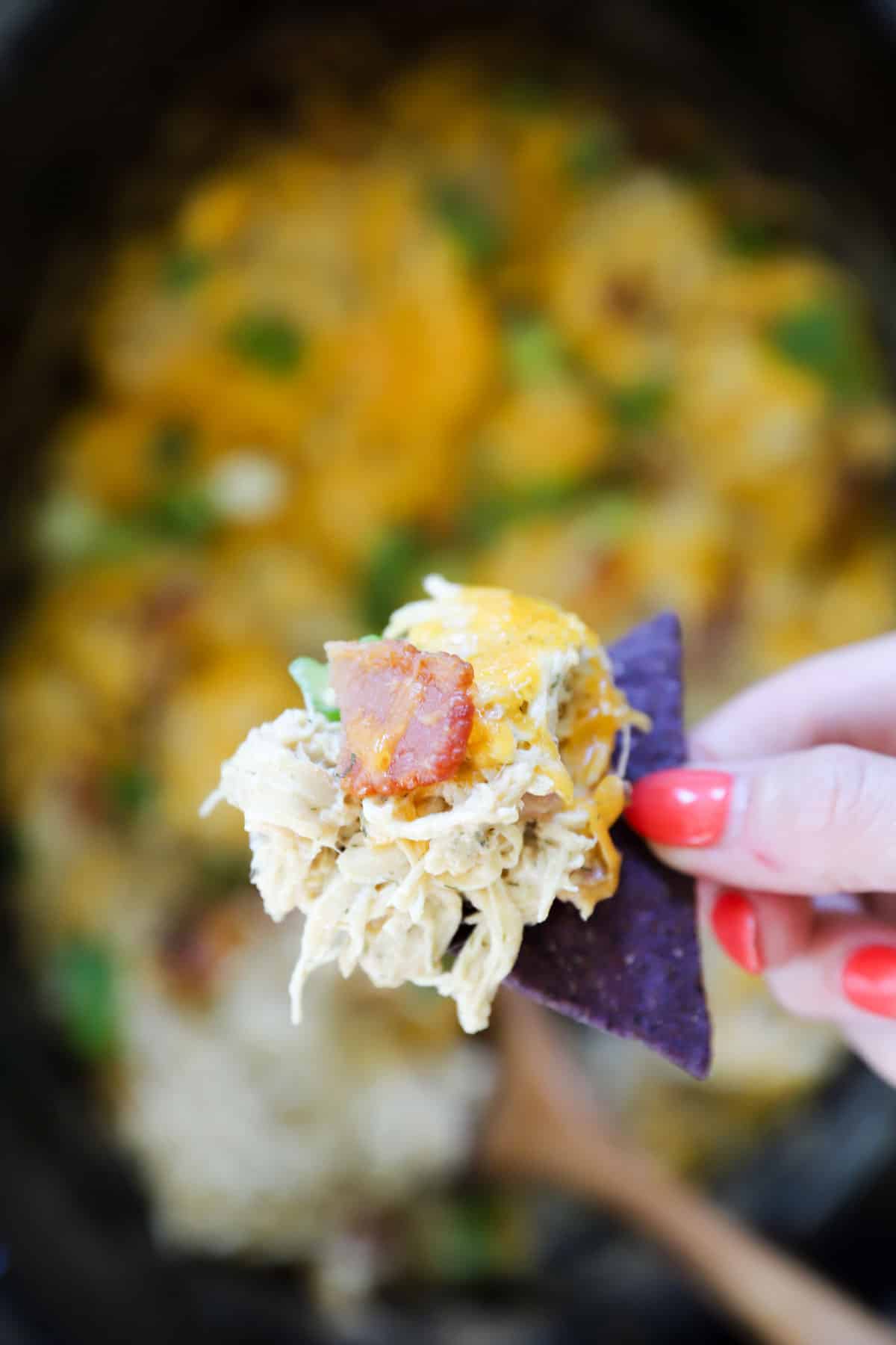 Crockpot Crack Chicken (High-Protein) - Hungry Hobby