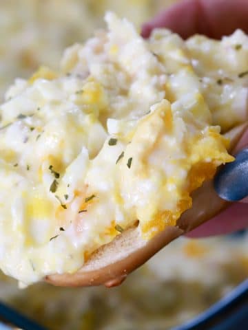 high protein cottage cheese scrambled eggs served on toast