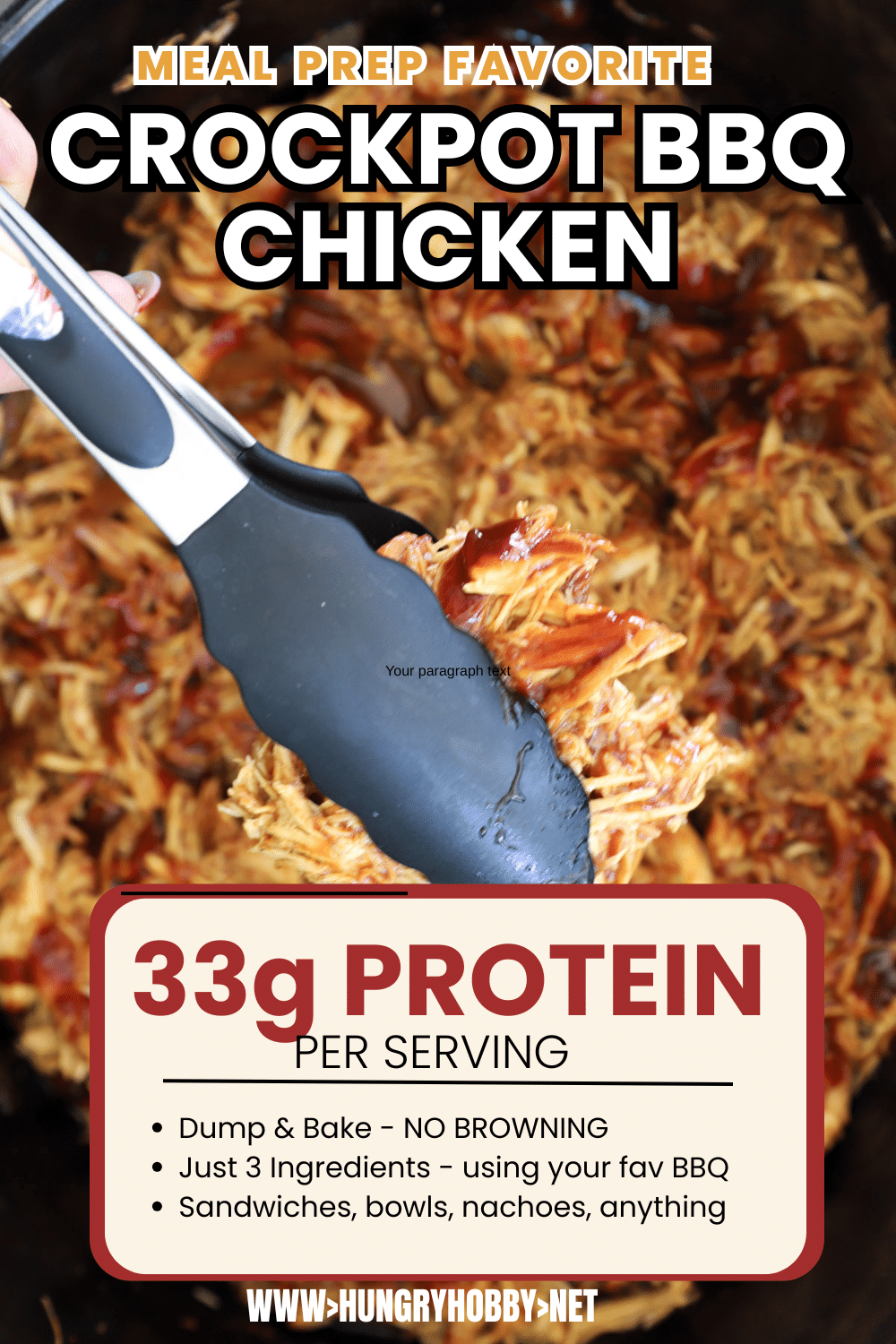 BBQ Chicken Crockpot
